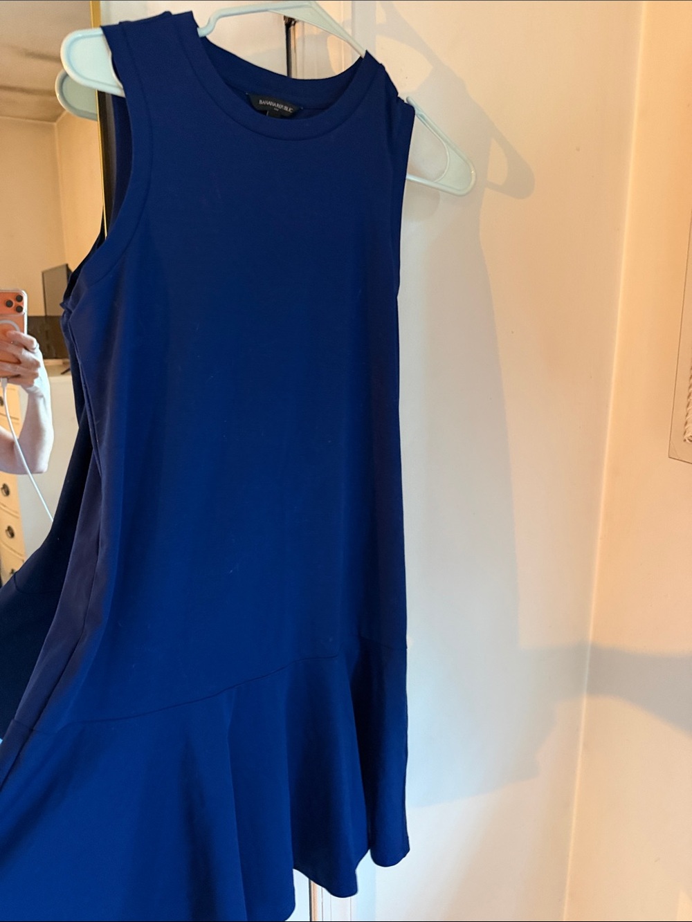 Banana Republic Royal Blue Sleeveless Mini Dress